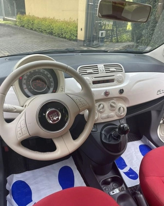 Fiat 500 cena 17800 przebieg: 159000, rok produkcji 2008 z Biała małe 301